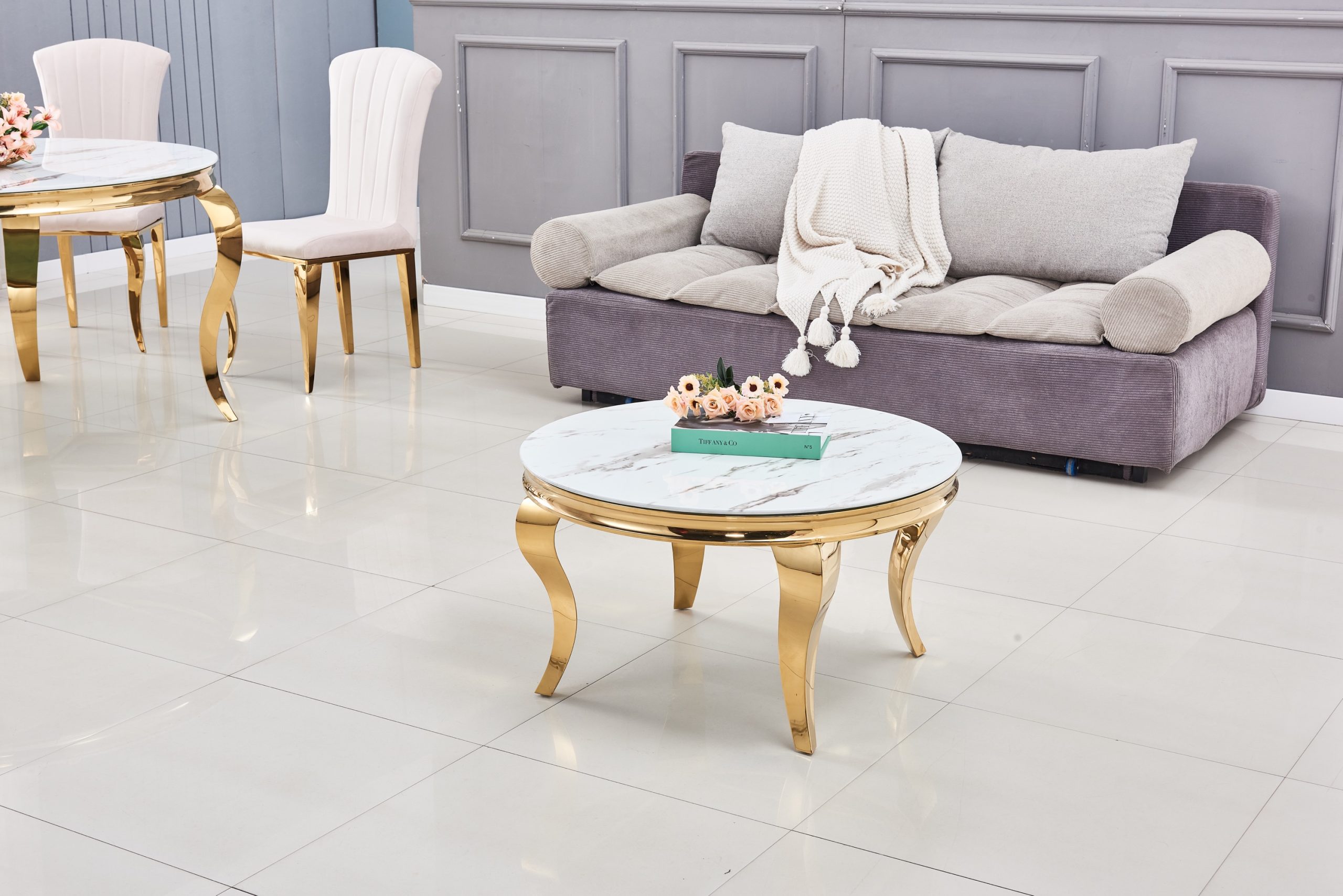 TABLE BASSE BAROQUE RONDE