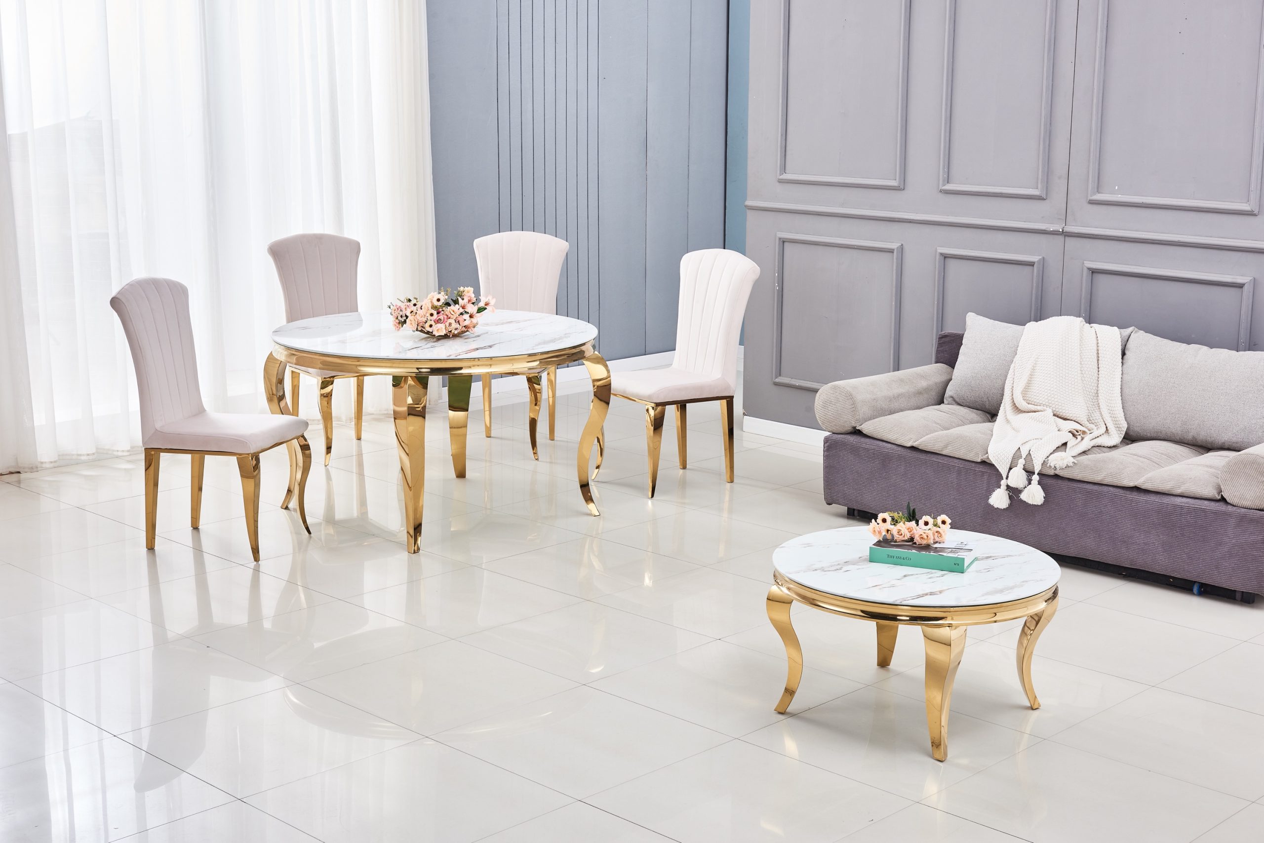 TABLE BASSE BAROQUE RONDE – Image 2