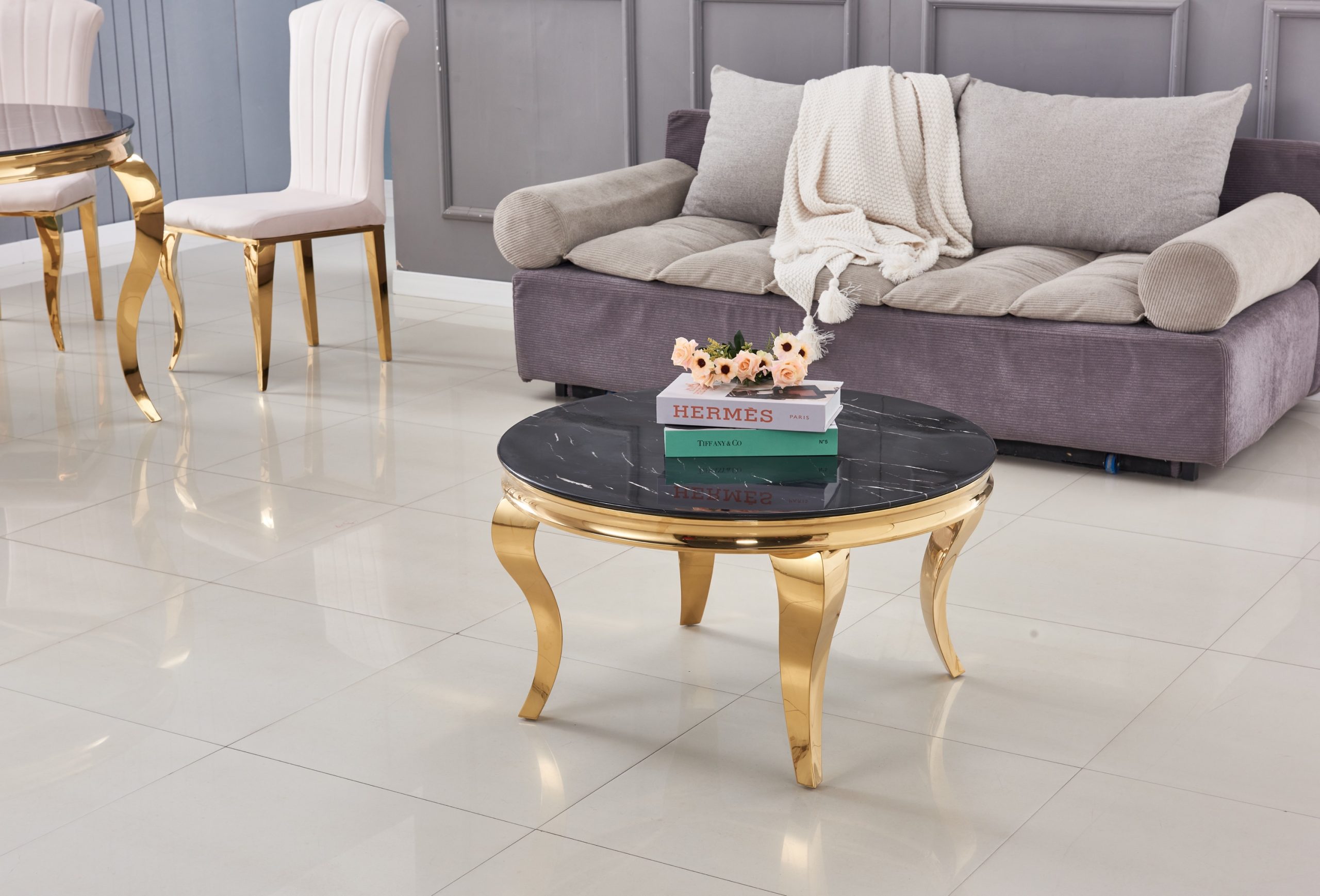 TABLE BASSE BAROQUE RONDE – Image 5