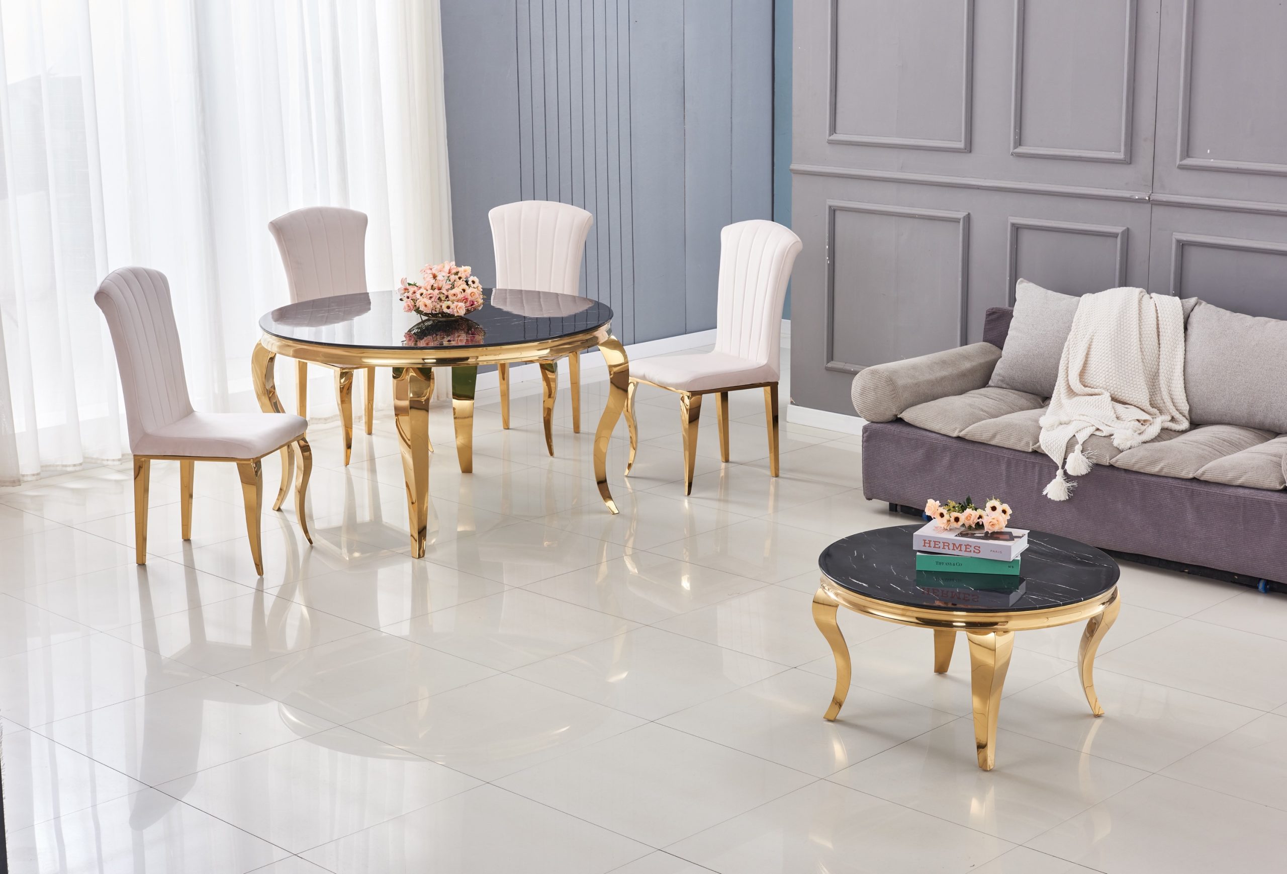 TABLE BASSE BAROQUE RONDE – Image 6