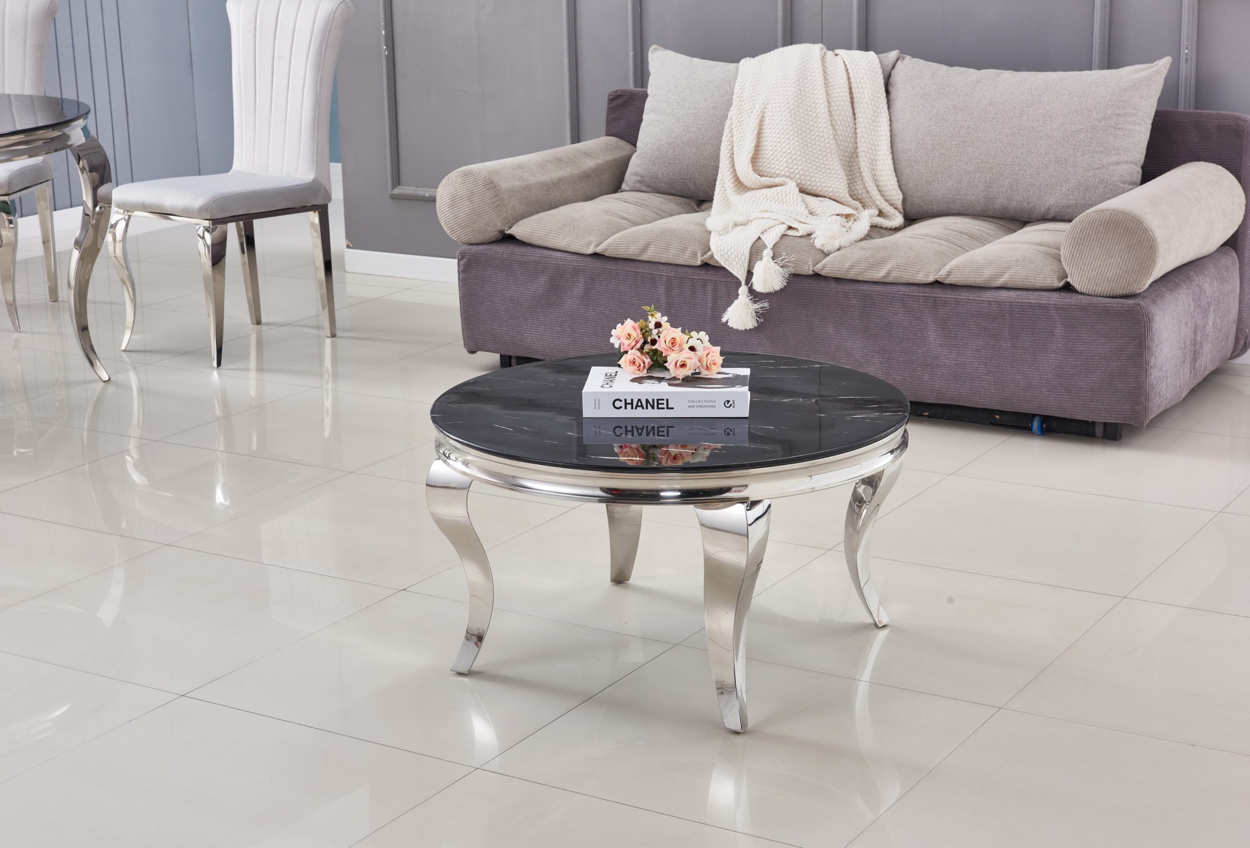 TABLE BASSE BAROQUE RONDE – Image 7
