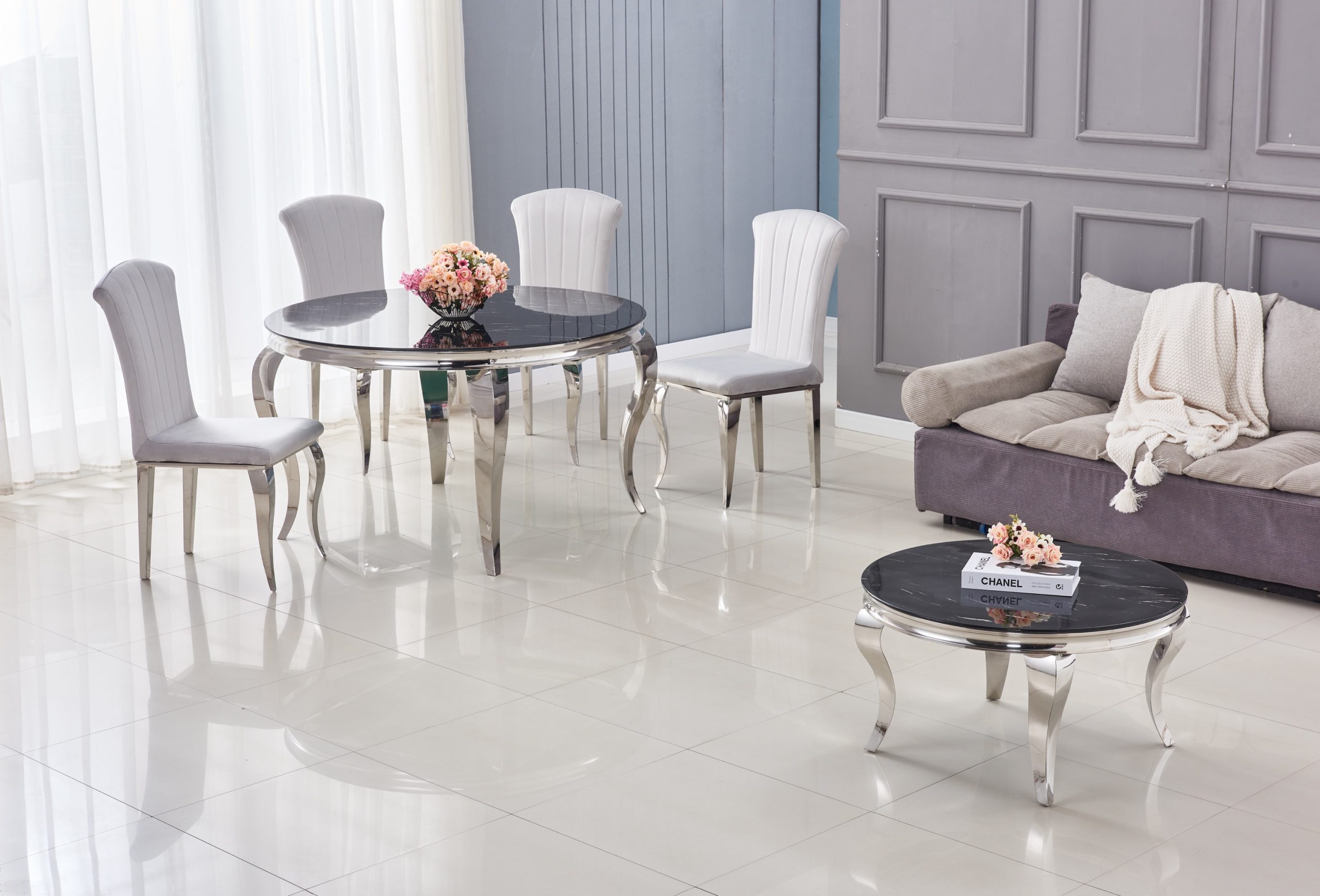 TABLE BASSE BAROQUE RONDE – Image 8