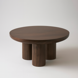 Table basse effet Noyer  Maya