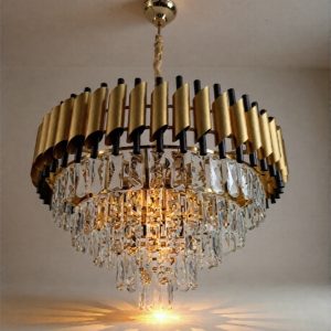 Lustre avec cristal Bas