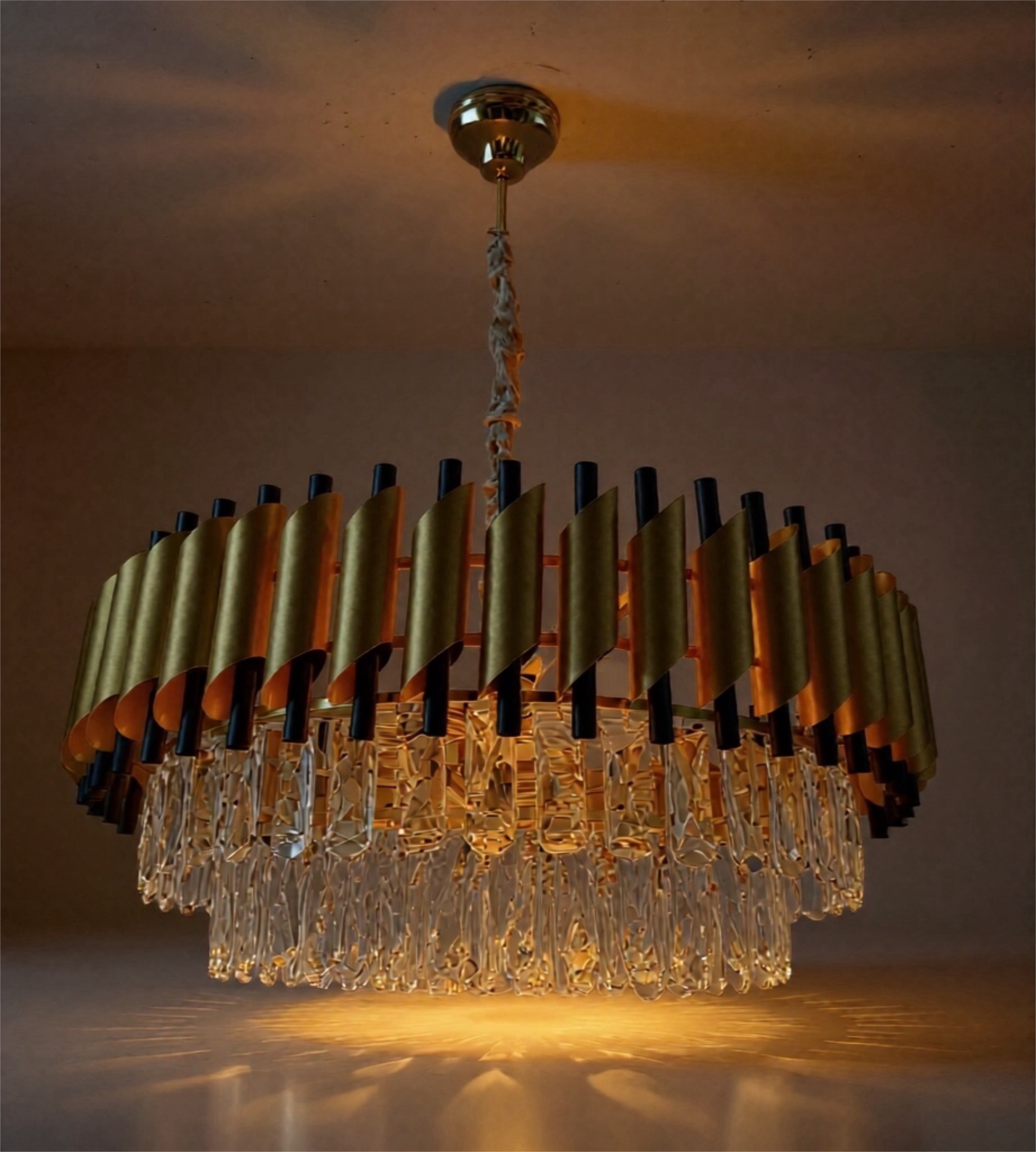 Lustre avec cristal Haut – Image 2