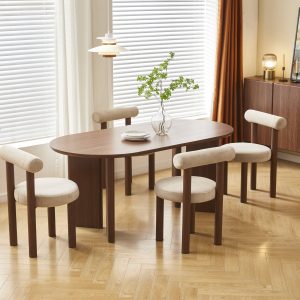 TABLE A MANGER AMBRE NOYER