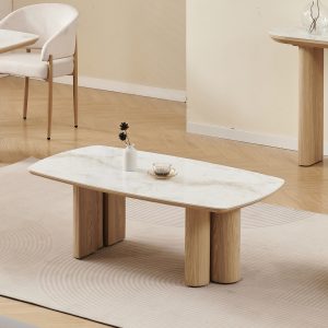 TABLE BASSE TRINITY MARBRE BEIGE